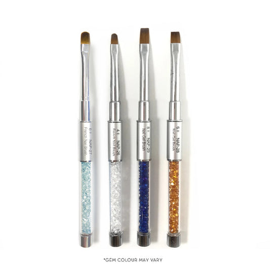 Crystal Gel and French Nail Brushes. Various sizes.