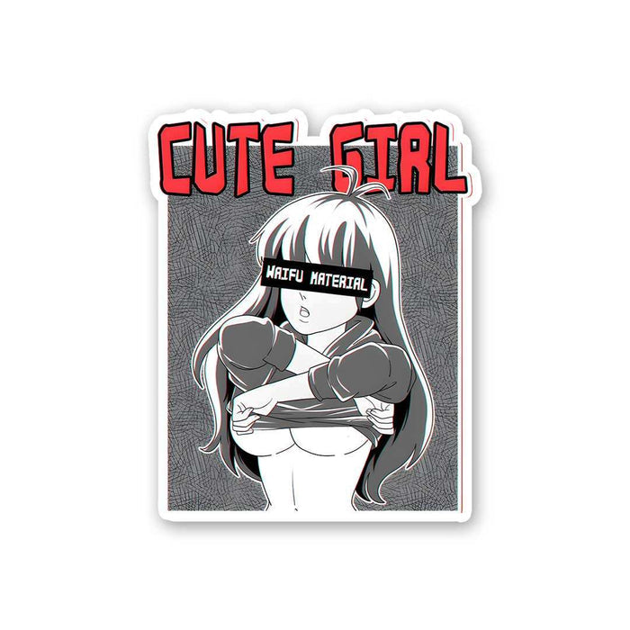 Cute Girl Sticker - Stickers | STICK IT UP