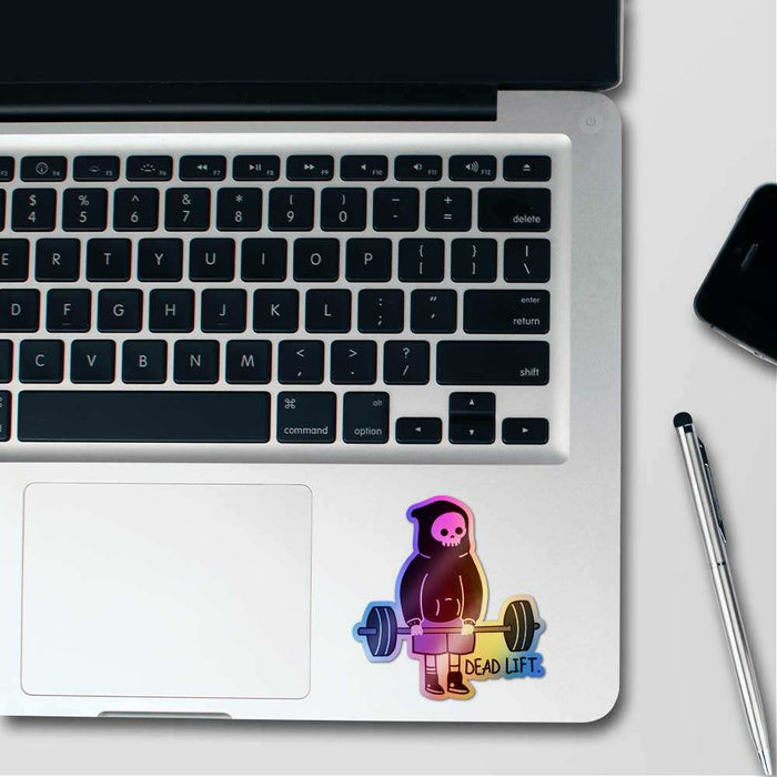 Dead Lift Holographic Sticker - Holographic stickers | STICK IT UP