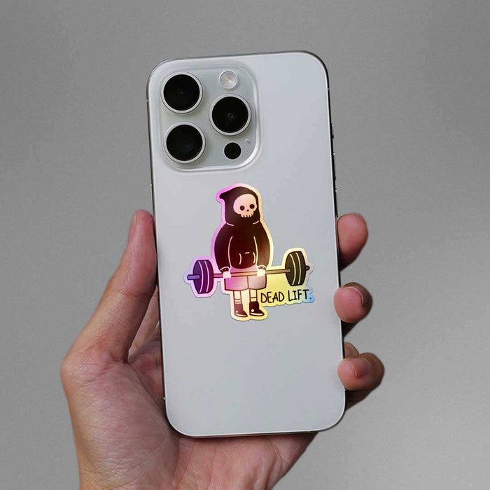 Dead Lift Holographic Sticker - Holographic stickers | STICK IT UP