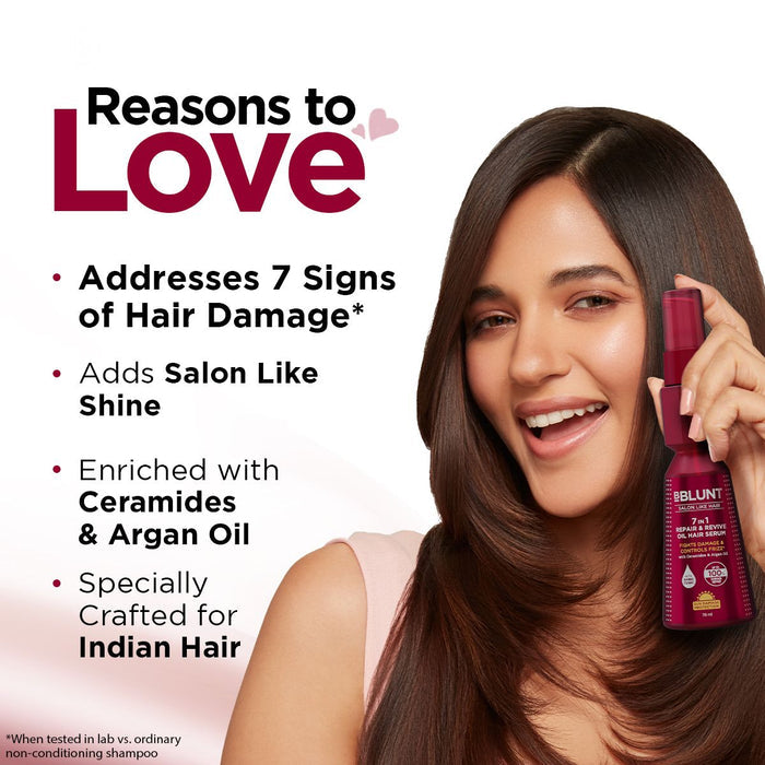 Deal 7 in 1 Repair & Revive Oil Hair Serum for Upto 100% Damage Repair - 70ml