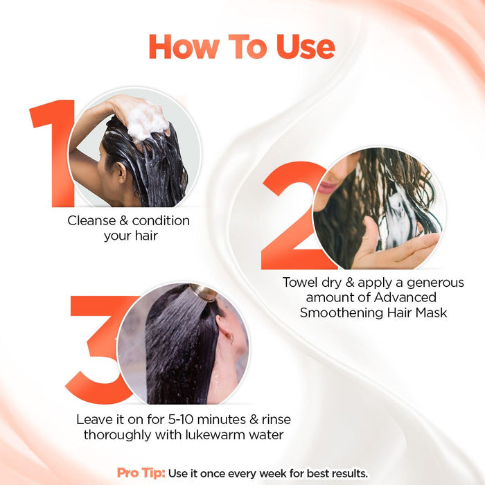 Deal Advanced Smoothening Keratin Hair Mask with Keratin & Hyaluronic Acid - 150 g