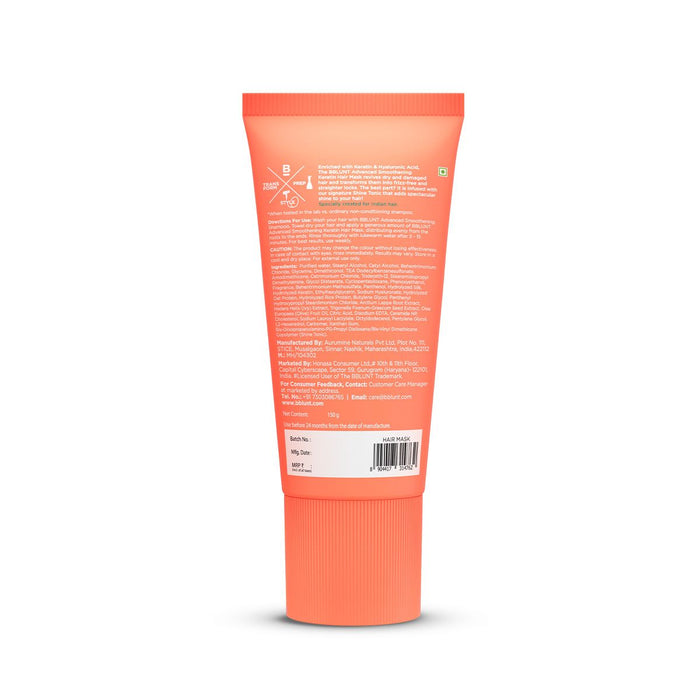 Deal Advanced Smoothening Keratin Hair Mask with Keratin & Hyaluronic Acid - 150 g