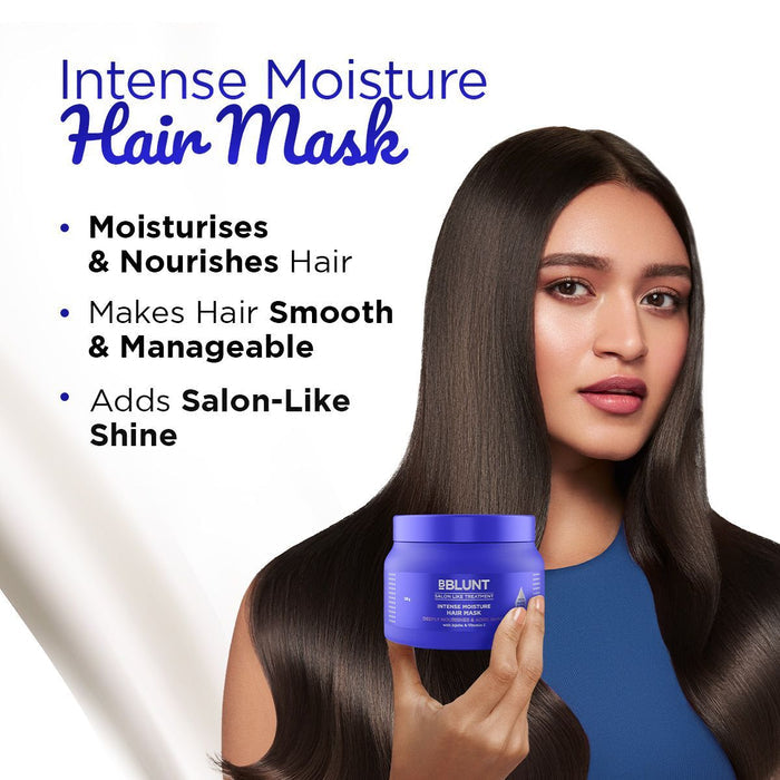 Deal Intense Moisture Hair Mask with Jojoba Oil & Vitamin E for Nourished & Shiny Hair- 250 g