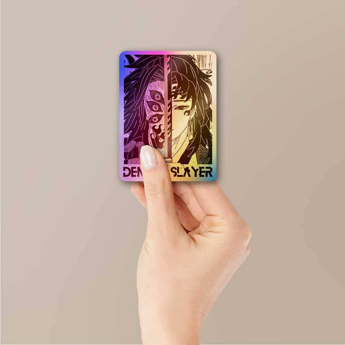 Demon Slayer Holographic Sticker - Holographic stickers | STICK IT UP
