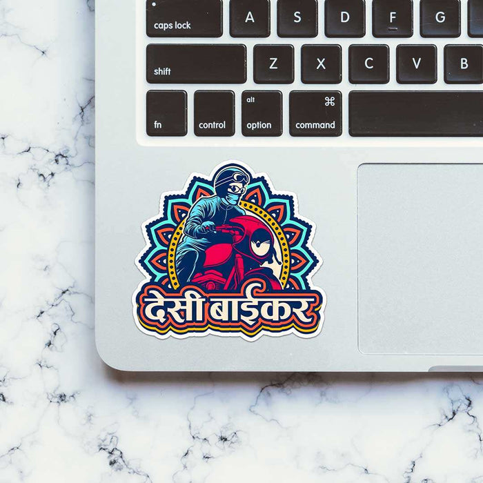 Desi Biker Sticker - Stickers | STICK IT UP