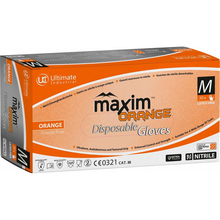 DG-Maxim™ - Heavy Duty Nitrile Disposable Gloves (Box of 50)