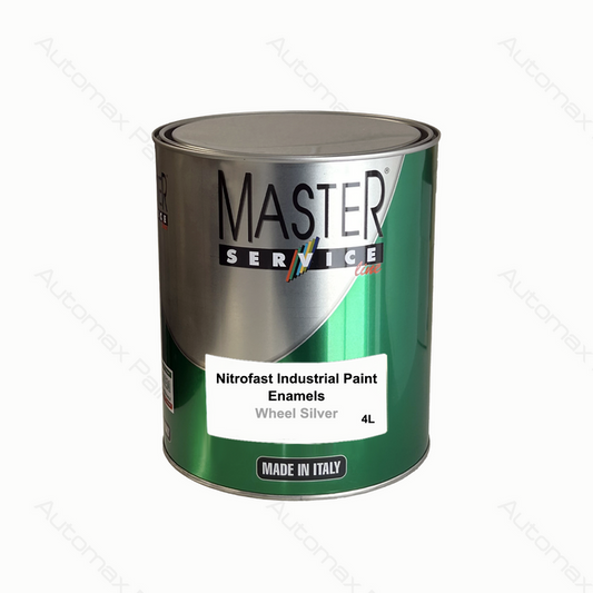 DICHEM Nitrofast EC Industrial Paint Enamel Wheel Silver 4L