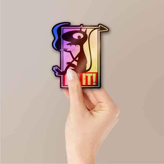 Do It Holographic Sticker - Holographic stickers | STICK IT UP