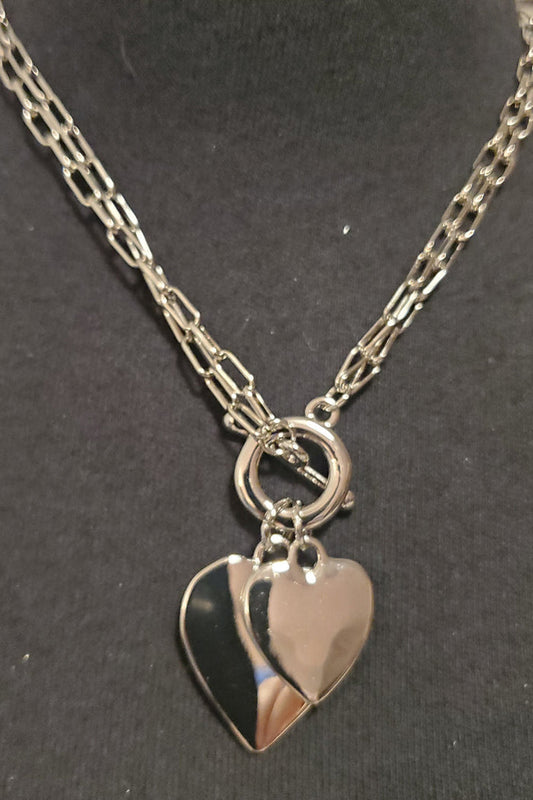 Double Hearts Necklace