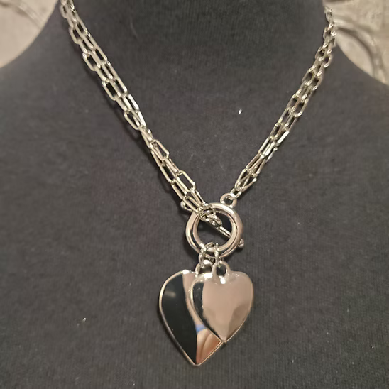 Double Hearts Necklace