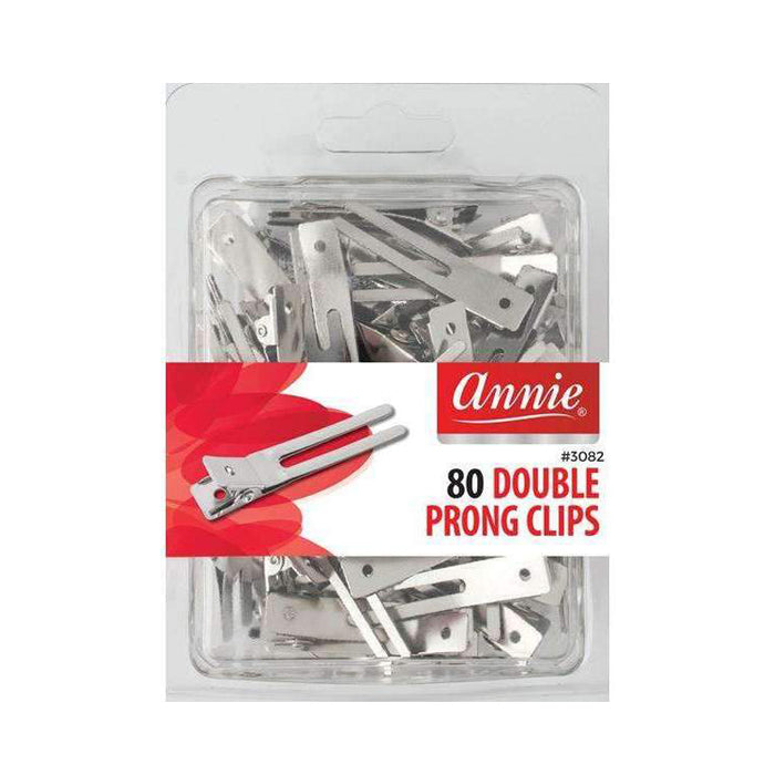 Double Prong Clips 80pcs #3082