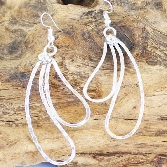 Double Teardrop Earrings
