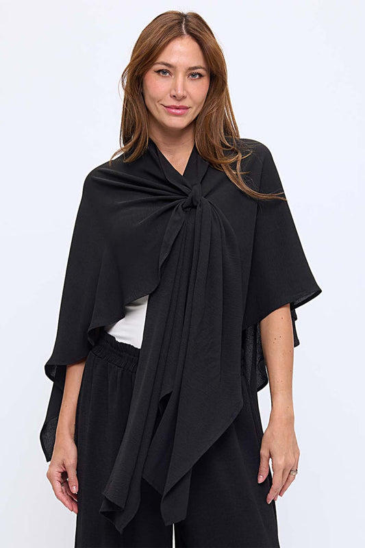 Draped Asymmetrical Shawl