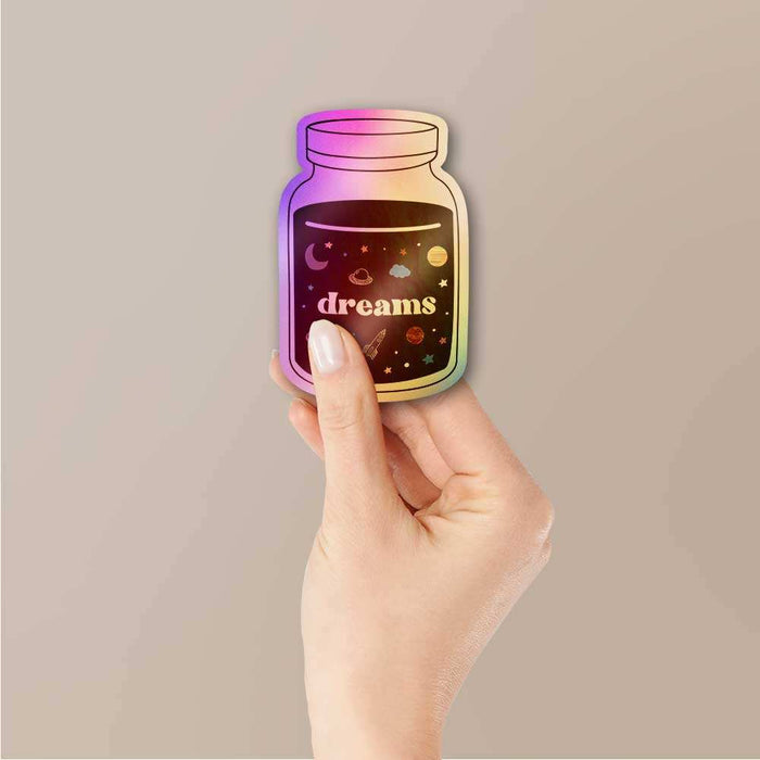 Dreams Holographic Sticker - Holographic stickers | STICK IT UP
