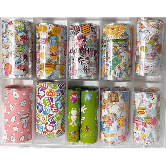 Easter - 10pc Transfer Foil Set