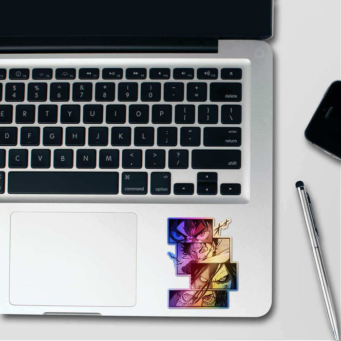 Eren Transform Holographic Sticker - Holographic stickers | STICK IT UP
