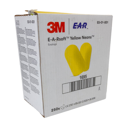 ES-01-001 - E-A-Rsoft™ Neon Uncorded Earplugs 34 SNR (Box of 250)
