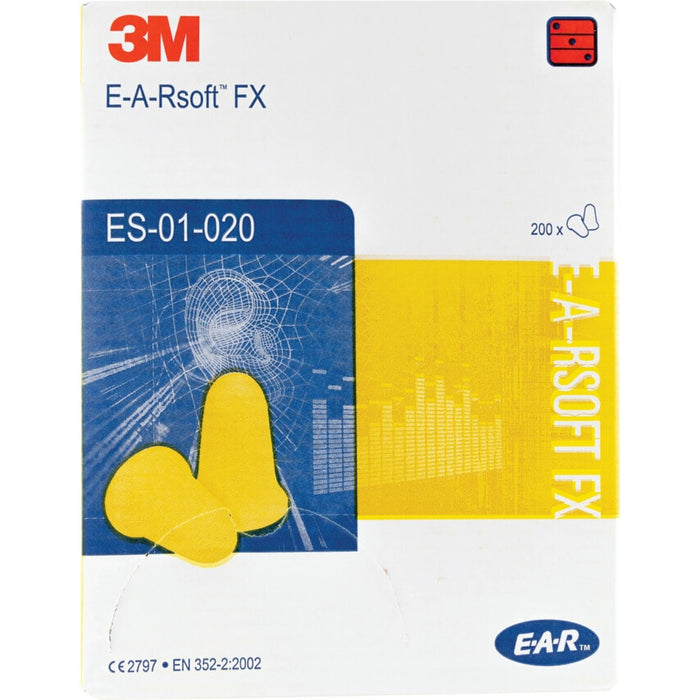 ES-01-020 - E-A-Rsoft™ FX Uncorded Earplugs 37 SNR (Box of 200)