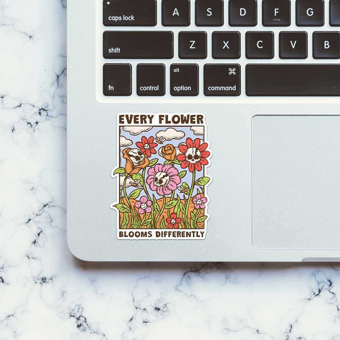 Every Flower Blooms Differently Sticker - Stickers | STICK IT UP