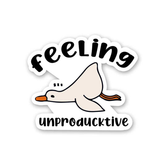 Feeling Unproducktive Sticker - Stickers | STICK IT UP