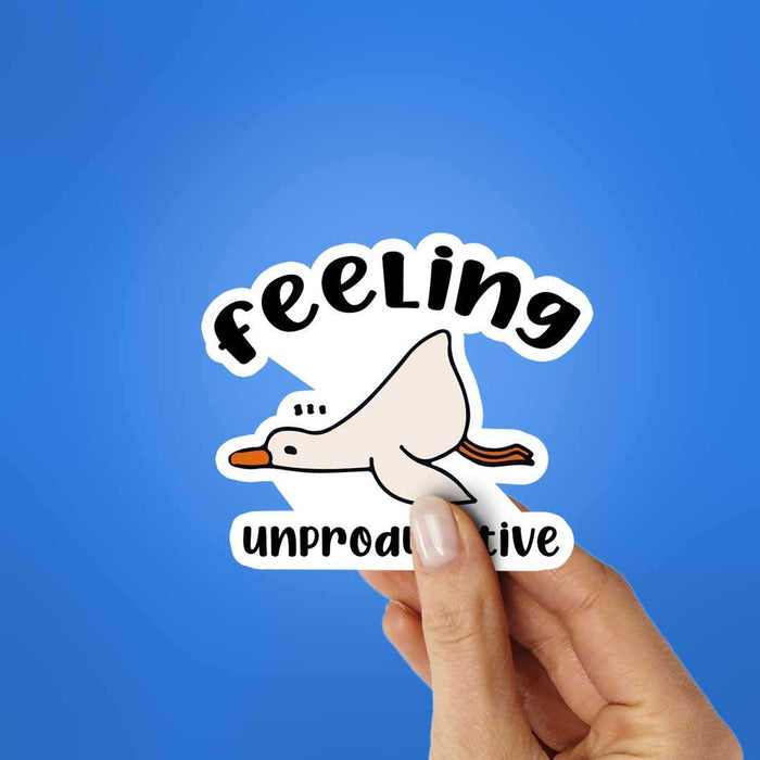 Feeling Unproducktive Sticker - Stickers | STICK IT UP