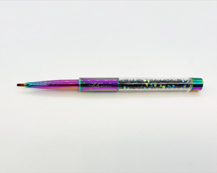 Flat #1 Brush - Oil Slick Handle | Lula Beauty