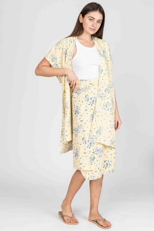 Floral Print Kimono