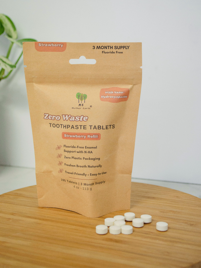 Fluoride-Free Toothpaste Tablets with Nano-Hydroxyapatite