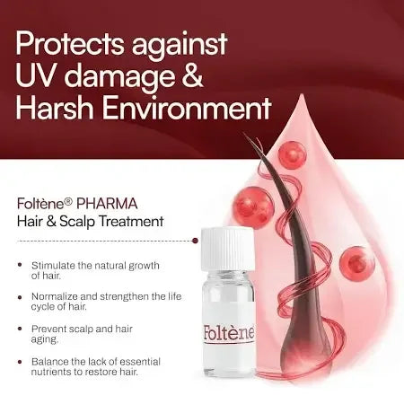 Foltene Pharma Hair & Scalp Treatment for Men Value Pack (12 Vials X 6ml)