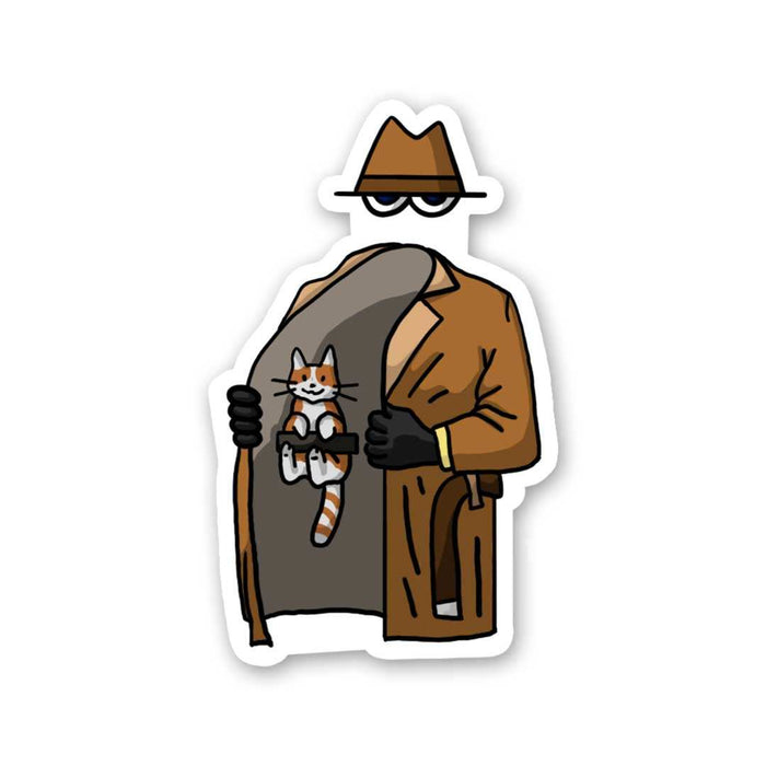 Found The Cat Sticker - Stickers | STICK IT UP