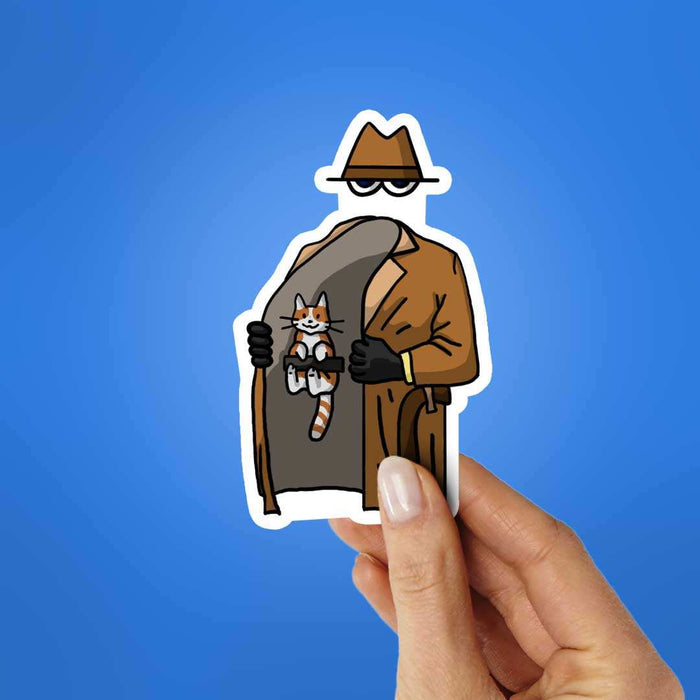 Found The Cat Sticker - Stickers | STICK IT UP