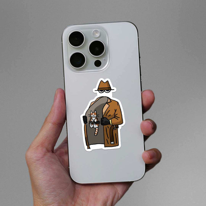 Found The Cat Sticker - Stickers | STICK IT UP