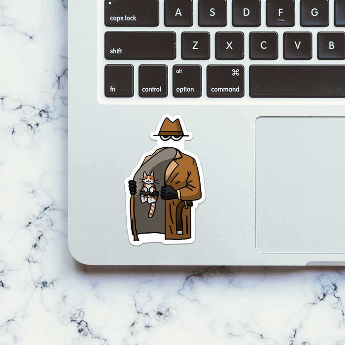 Found The Cat Sticker - Stickers | STICK IT UP