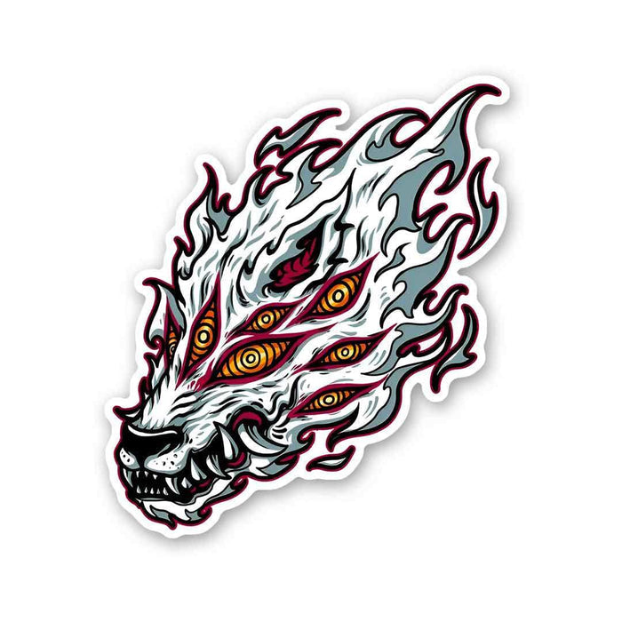 Fox Devil Chainsaw Man Sticker - Stickers | STICK IT UP