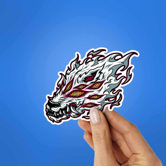 Fox Devil Chainsaw Man Sticker - Stickers | STICK IT UP