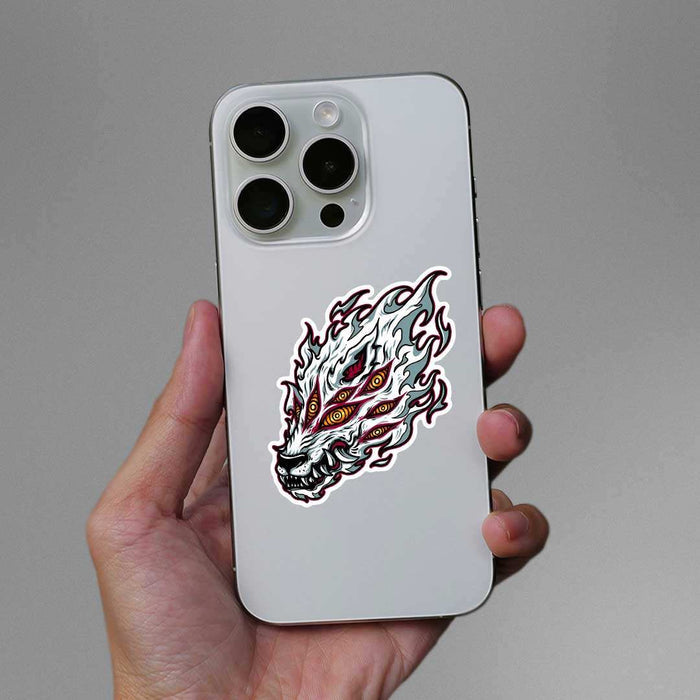 Fox Devil Chainsaw Man Sticker - Stickers | STICK IT UP