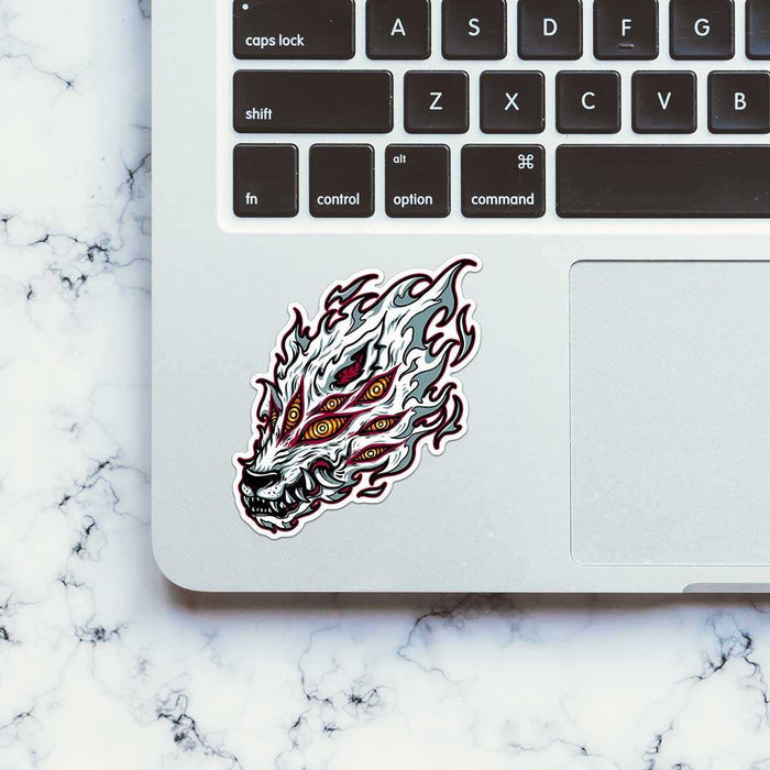 Fox Devil Chainsaw Man Sticker - Stickers | STICK IT UP