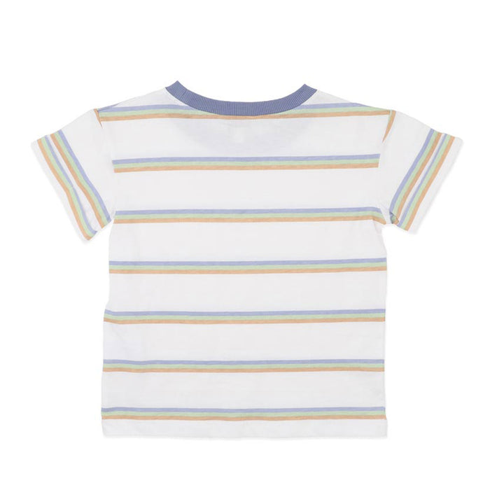 Fox & Finch Wildlings Stripe Pocket Tee