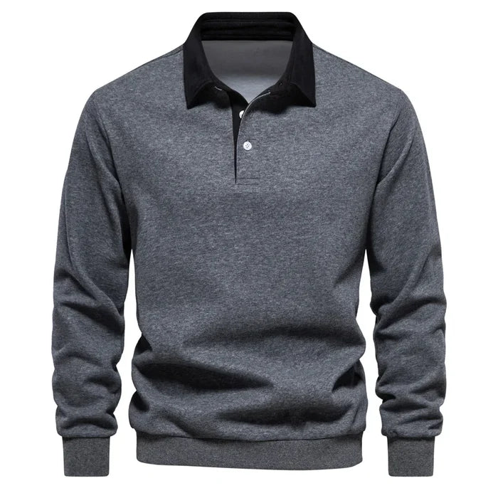 Foxley - Polo Neck Light Sweatshirt