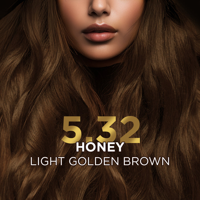 Freebie - High Shine Conditioning Hair Colour - Honey Light Golden Brown (Shade 5.32)