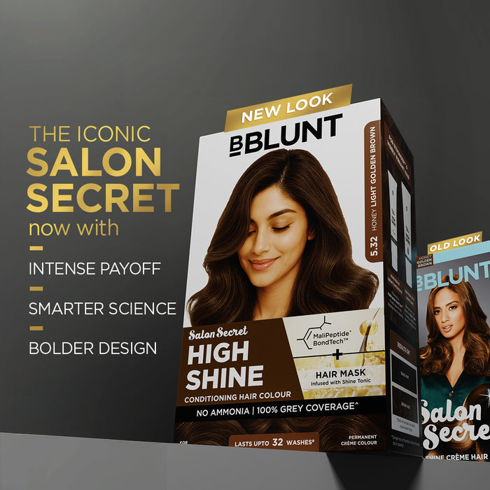 Freebie - High Shine Conditioning Hair Colour - Honey Light Golden Brown (Shade 5.32)