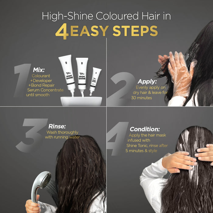 Freebie - High Shine Conditioning Hair Colour - Honey Light Golden Brown (Shade 5.32)
