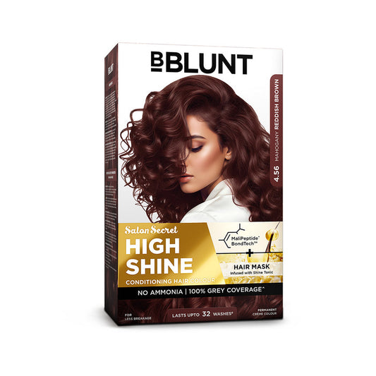Freebie - High Shine Conditioning Hair Colour - Mahogany Reddish Brown  (Shade 4.56)