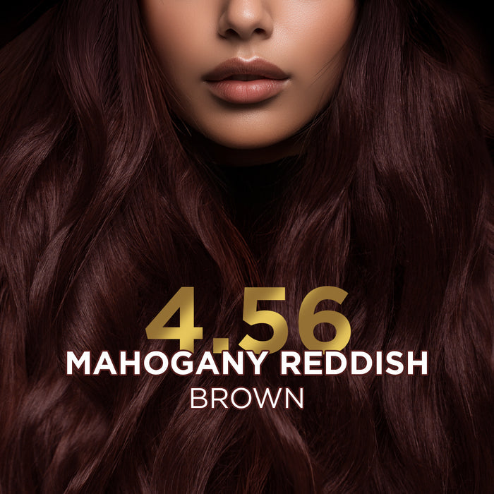Freebie - High Shine Conditioning Hair Colour - Mahogany Reddish Brown  (Shade 4.56)