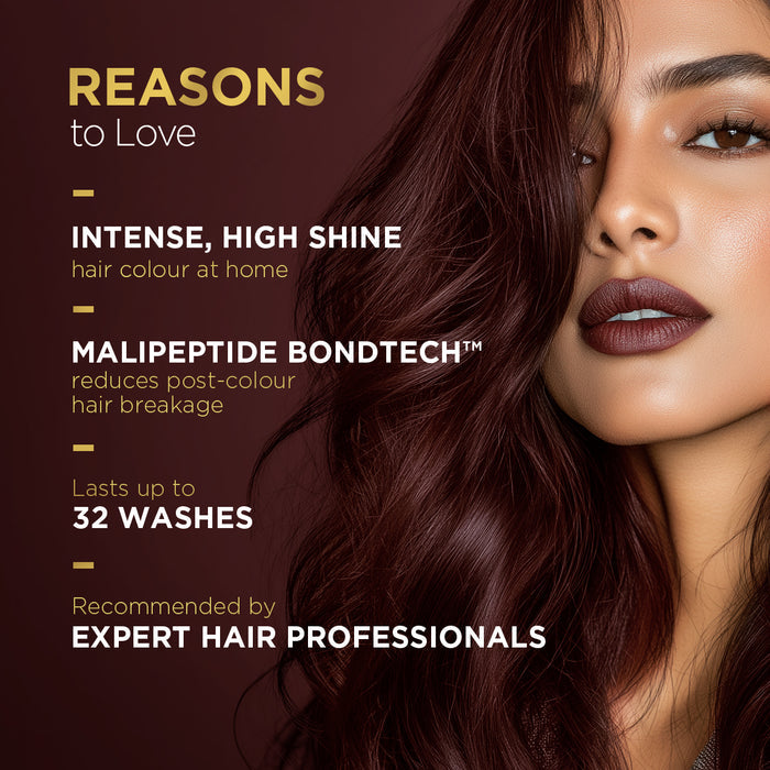 Freebie - High Shine Conditioning Hair Colour - Mahogany Reddish Brown  (Shade 4.56)