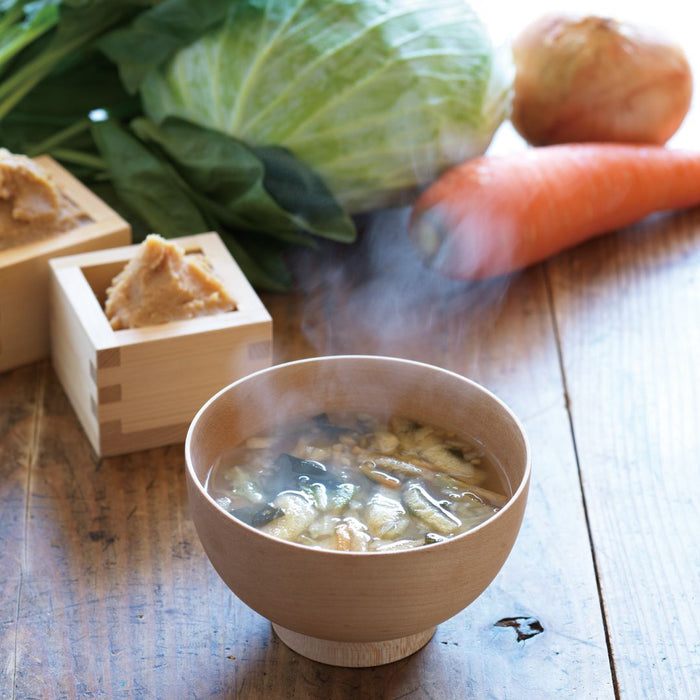Freeze-Dried Miso Soup - Four Vegetable Blend by Kayanoya (4 packets)