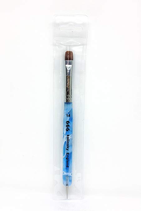 French Brush with DOT - 666 Kolinsky England - Size #14
