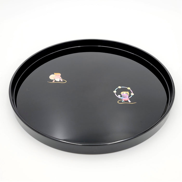 Fujin-Raijin Round Tray