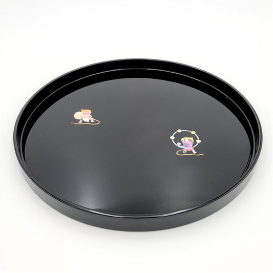 Fujin-Raijin Round Tray